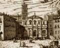 La
                    basilica a metà del XVIII secolo in una
                    incisione di G.Vasi